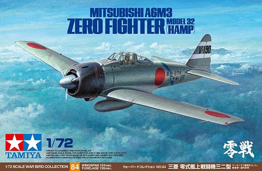 010 - Tamiya - 60784 - Mitsubishi A6M3-32 Zero ‘Hamp’ - primary image