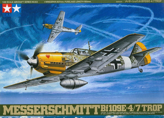 010 - Tamiya - 61063 - Messerschmitt Bf 109 E-4/7 (trop) - primary image