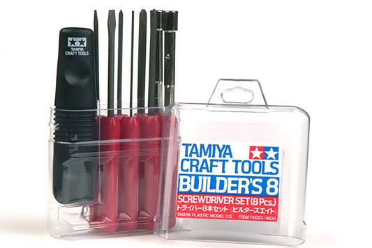 010 - Tamiya - 74023 - Tamiya ‘Builder's 8’ Screwdriver Set - primary image