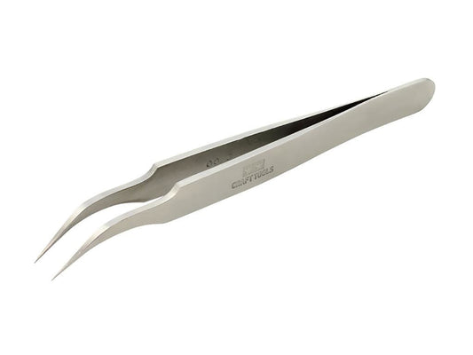 010 - Tamiya - 74047 - Tamiya High Grade Angled Tweezers - primary image