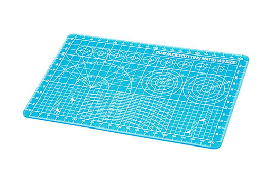 010 - Tamiya - 74142 - Tamiya A5 Blue Cutting Mat - primary image