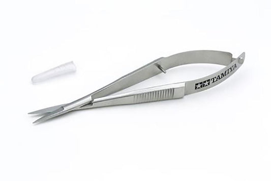 010 - Tamiya - 74157 - Tamiya High Grade Tweezer Grip Scissors   - primary image