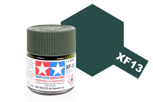 010 - Tamiya - 81713 - Tamiya Acrylic Mini XF-13 J.A. Green - primary image