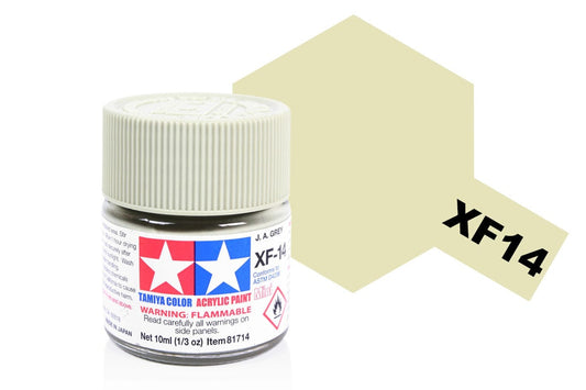 010 - Tamiya - 81714 - Tamiya Acrylic Mini XF-14 J.A. Grey - primary image