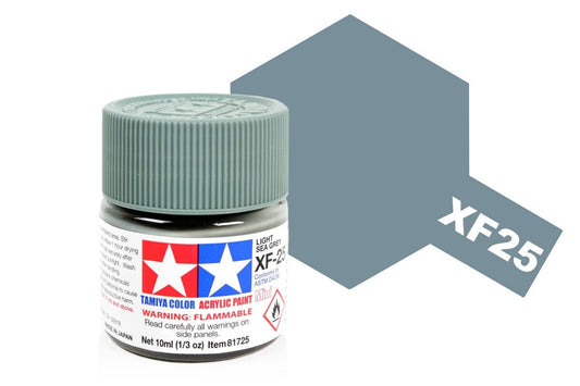 010 - Tamiya - 81725 - Tamiya Acrylic Mini XF-25 Light Sea Grey - primary image