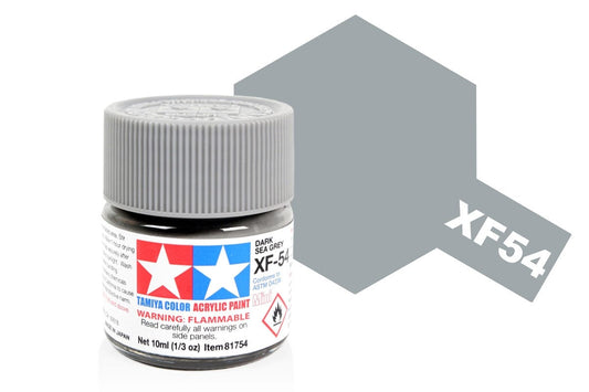 010 - Tamiya - 81754 - Tamiya Acrylic Mini XF-54 Dark Sea Grey - primary image