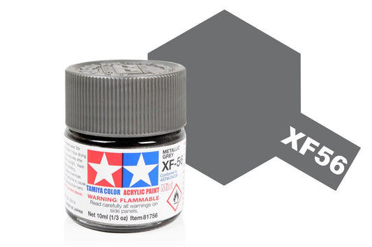 010 - Tamiya - 81756 - Tamiya Acrylic Mini XF-56 Metallic Grey - primary image