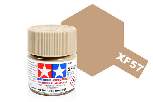 010 - Tamiya - 81757 - Tamiya Acrylic Mini XF-57 Buff - primary image