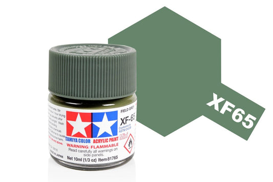 010 - Tamiya - 81765 - Tamiya Acrylic Mini XF-65 Field Grey - primary image