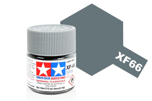 010 - Tamiya - 81766 - Tamiya Acrylic Mini XF-66 Light Grey - primary image
