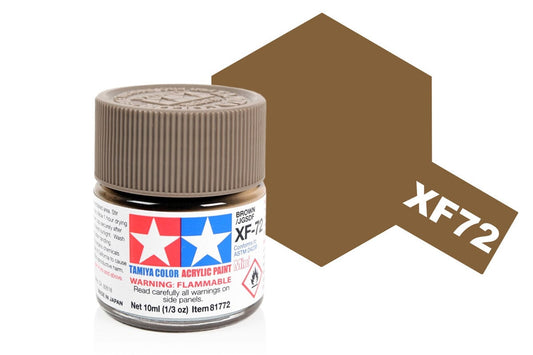 010 - Tamiya - 81772 - Tamiya Acrylic Mini XF-72 Brown - primary image