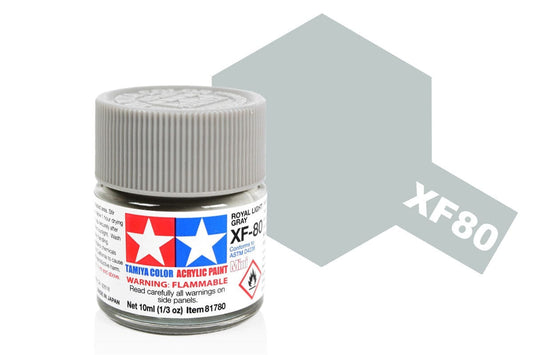 010 - Tamiya - 81780 - Tamiya Acrylic Mini XF-80 Naval Sea Grey - primary image