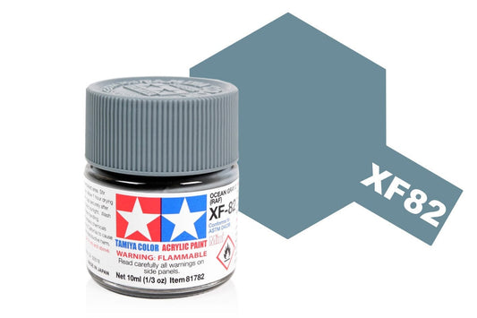 010 - Tamiya - 81782 - Tamiya Acrylic Mini XF-82 RAF Ocean Grey 2 - primary image