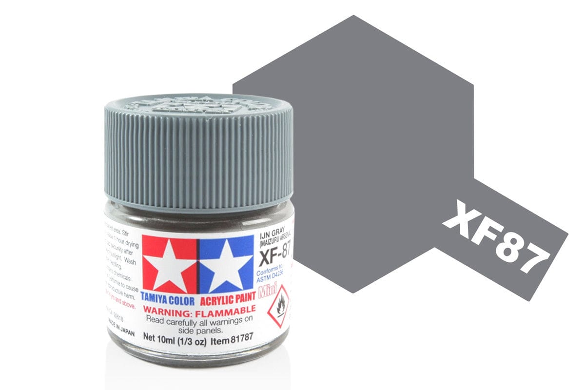 010 - Tamiya - 81787 - Tamiya Acrylic Mini XF-87 IJN Grey - primary image