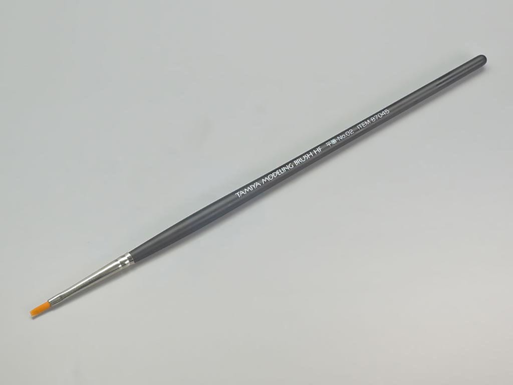 010 - Tamiya - 87045 - Tamiya High Finish Flat Brush No. 02 - primary image