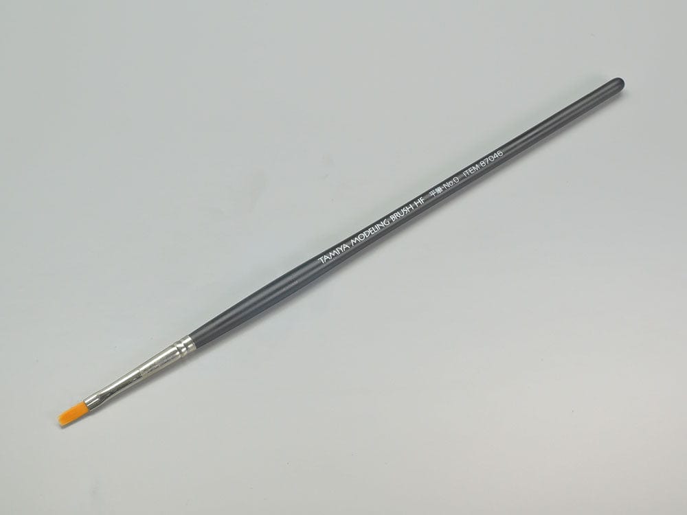 010 - Tamiya - 87046 - Tamiya High Finish Flat Brush No. 0 - primary image