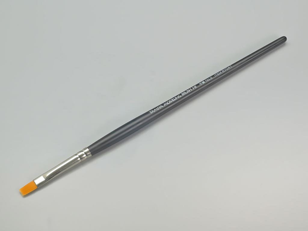 010 - Tamiya - 87047 - Tamiya High Finish Flat Brush No. 2 - primary image