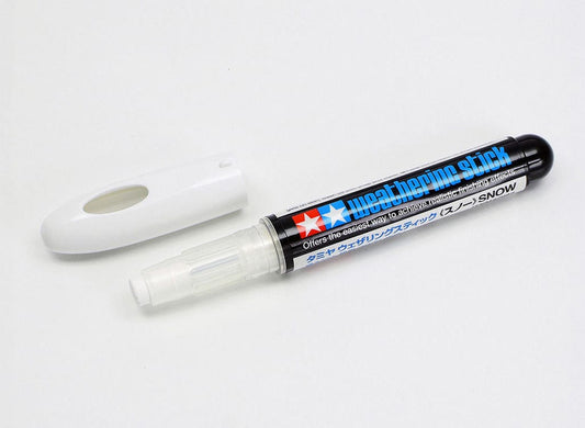 010 - Tamiya - 87082 - Tamiya Weathering Stick - Snow - primary image