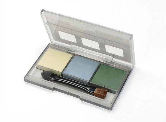 010 - Tamiya - 87098 - Tamiya Weathering Master E Set - Drybrush Yellow, Grey, Green - primary image