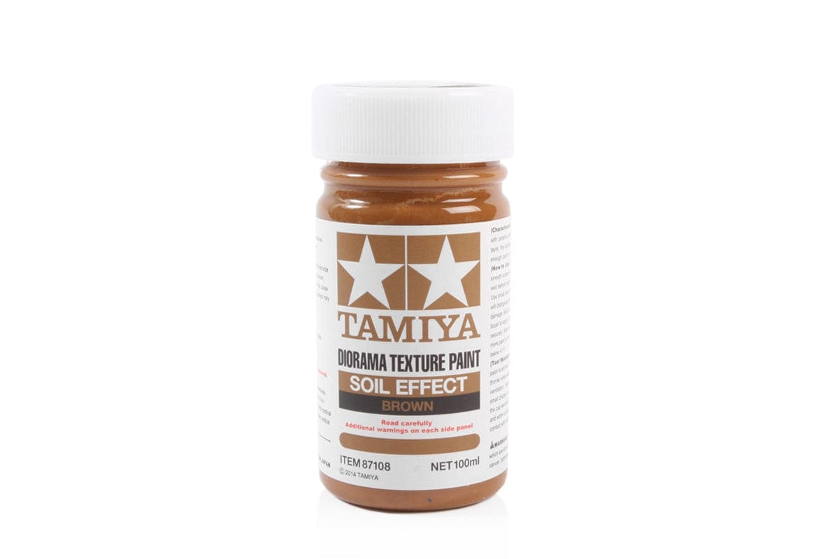010 - Tamiya - 87108 - Tamiya Diorama Texture Paint - Soil Brown - primary image