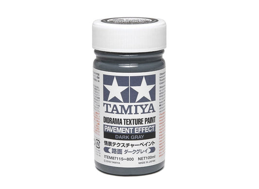 010 - Tamiya - 87115 - Tamiya Diorama Texture Paint - Pavement Dark Gray - primary image