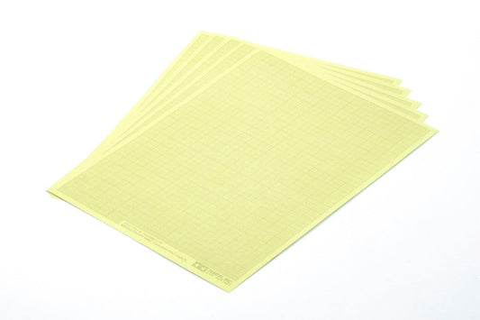 010 - Tamiya - 87129 - Tamiya Masking Sticker Sheet 1mm Grid x5 - primary image