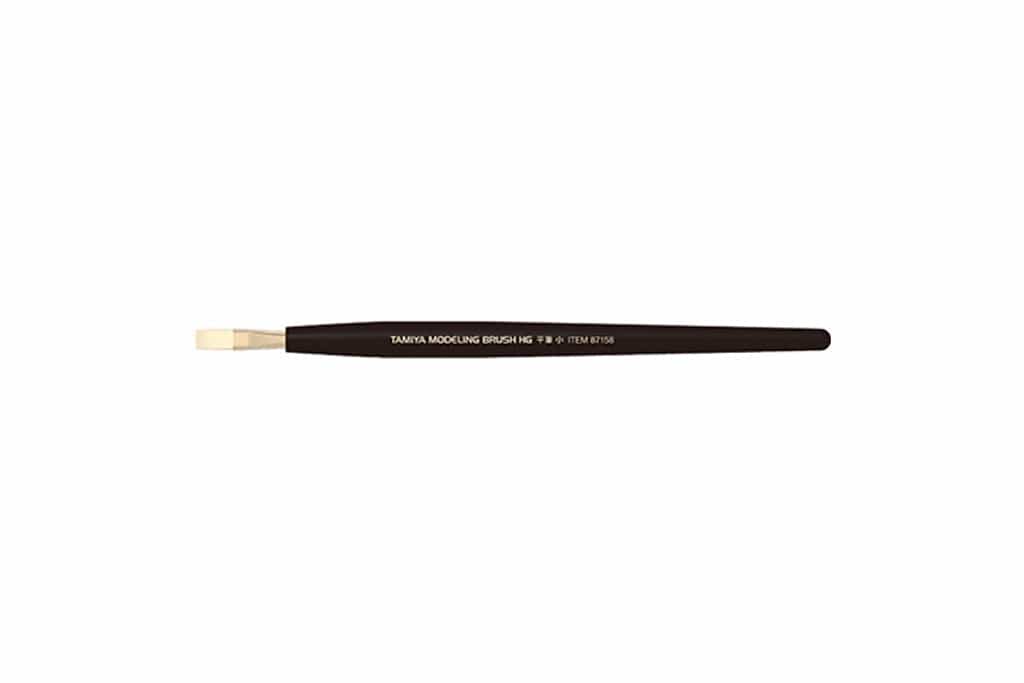 010 - Tamiya - 87158 - Tamiya High Grade Flat Brush Small - primary image