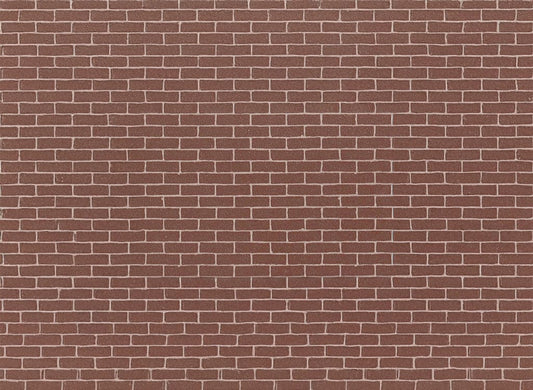 010 - Tamiya - 87168 - Tamiya Diorama Material Sheet (Red Brickwork) - primary image