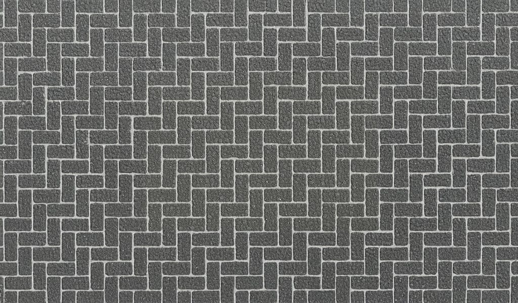 010 - Tamiya - 87169 - Tamiya Diorama Material Sheet (Grey Brickwork A) - primary image
