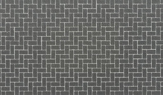 010 - Tamiya - 87169 - Tamiya Diorama Material Sheet (Grey Brickwork A) - primary image