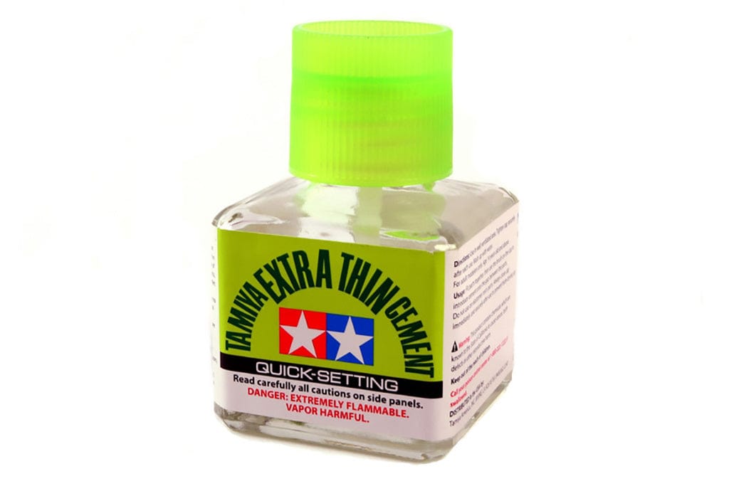 010 - Tamiya - 87182 - Tamiya Quick Setting Extra Thin Cement (40ml) - primary image