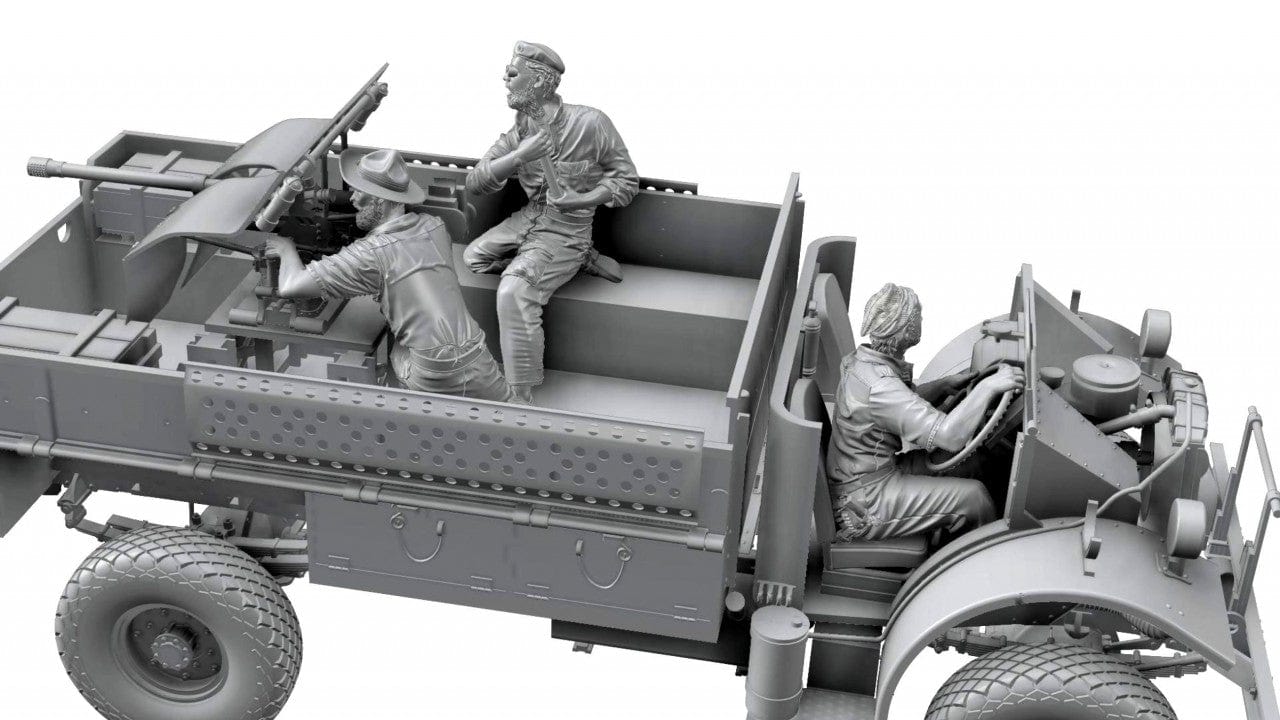 500 - Thunder Model - TM35312 - LRDG Ford F30 Gun Truck with OQF 37mm Mk I [bonus edition] - digital model