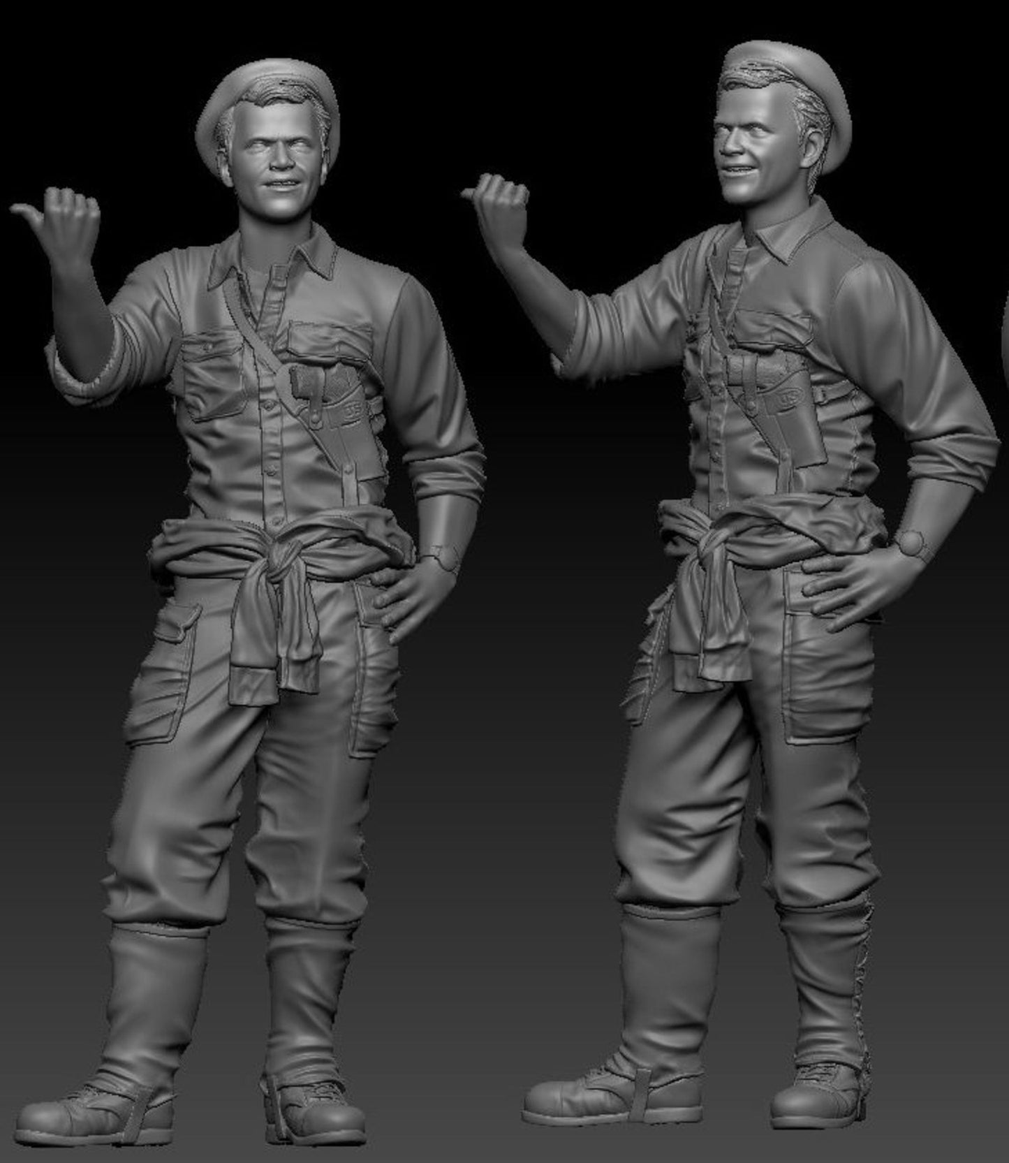 404 - Thunder Model - TMF35010 - French M1A1 Crew - decals