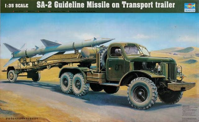 010 - S-75 Dvina (SA-2 Guideline) on ZiL-157K and PR-11M Trailer - primary image