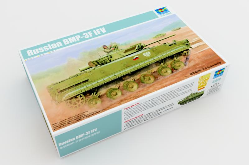 Trumpeter 1/35 scale BMP-3F infantry fighting vehicle plastic model kit ...