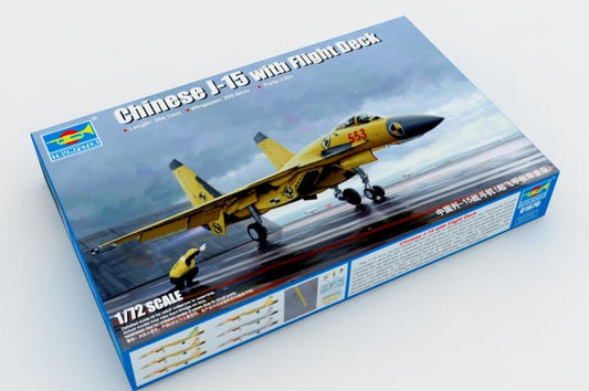 010 - Trumpeter - 01670 - Shenyang J-15 Flying Shark (Flanker X2) with Carrier Deck - primary image