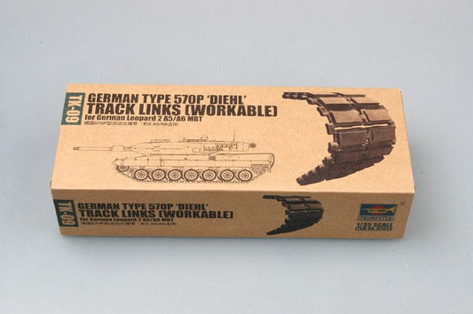 010 - Trumpeter - 02039 - 570P DIEHL Track for Leopard 2A5/A6 Workable Track Links Set - primary image