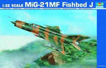 010 - Trumpeter - 02218 - Mikoyan-Gurevich MiG-21MF Fishbed J - primary image