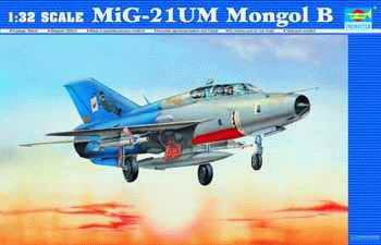 010 - Trumpeter - 02219 - Mikoyan-Gurevich MiG-21UM Mongol B - primary image
