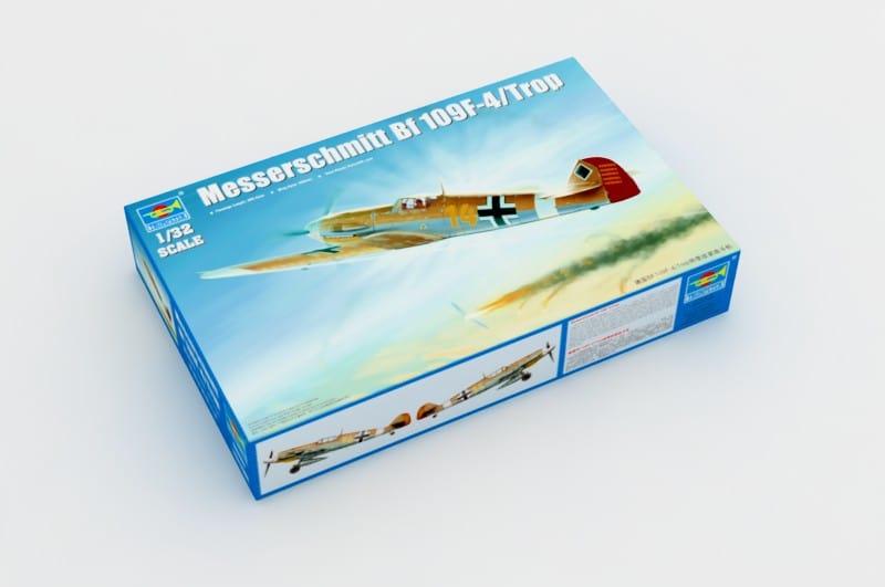 010 - Trumpeter - 02293 - Messerschmitt Bf 109 F-4 (trop) - primary image