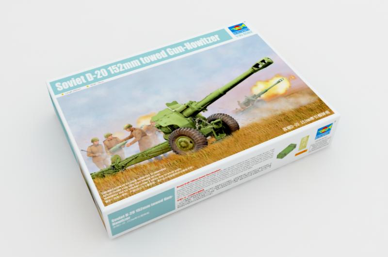 010 - Trumpeter - 02333 - D-20 152mm obr. 1955 - primary image