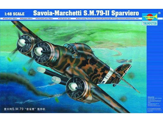 010 - Trumpeter - 02817 - Savoia-Marchetti SM79-II Sparviero - primary image