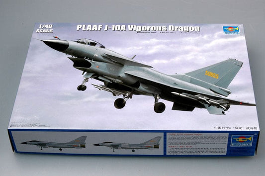 010 - Trumpeter - 02841 - Chengdu J-10A Vigorous Dragon (Firebird) - primary image
