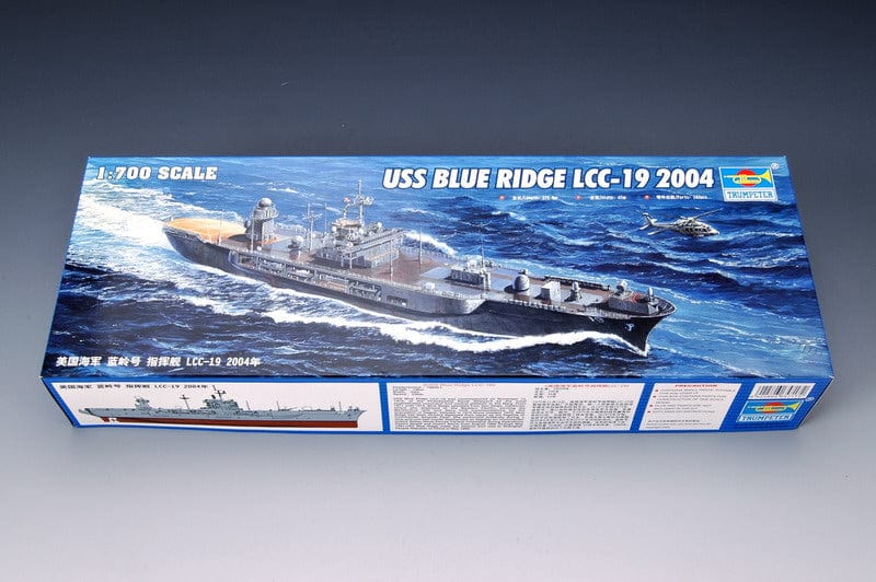 Blue Ridge Models Trumpeter 1/700 scale USS Blue Ridge (LCC-19) (2004) blue ridge-class ...
