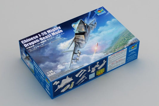 010 - Trumpeter - 05821 - Chengdu J-20 Mighty Dragon (Fagin) ‘Beast Mode’ - primary image