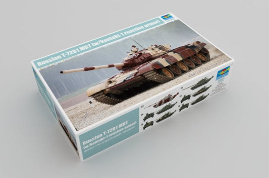 010 - Trumpeter - 09555 - T-72B1 with Kontakt-1 ERA - primary image