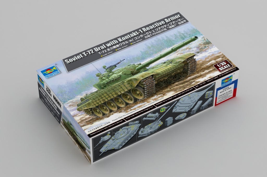 010 - Trumpeter - 09602 - T-72 Ural with Konkakt-1 ERA - primary image