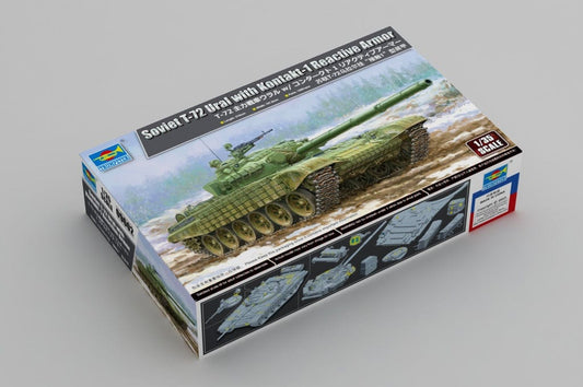 010 - Trumpeter - 09602 - T-72 Ural with Konkakt-1 ERA - primary image