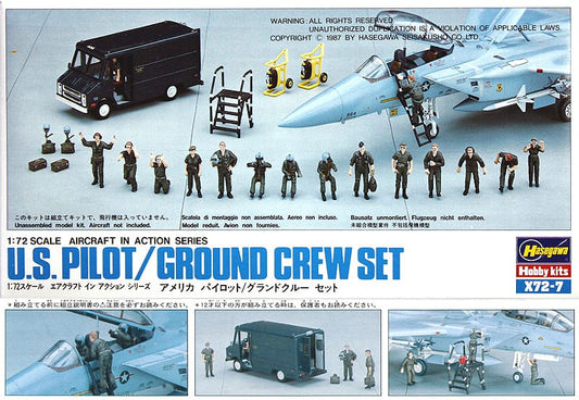 010 - Hasegawa - X727 - United States Pilot and Ground Crew Set - primary image