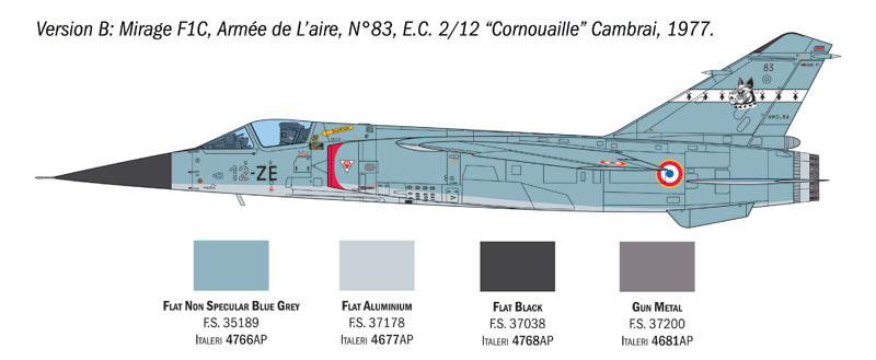 301 - Dassault Mirage F1 C/CR - paint schemes